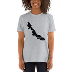 Veracruz Mexico Black Map Unisex T-Shirt