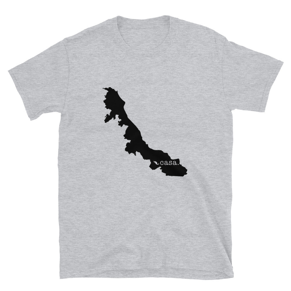 Veracruz Mexico Black Map Unisex T-Shirt