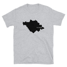 Load image into Gallery viewer, Tlaxcala Mexico Black Map Unisex T-Shirt
