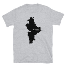 Load image into Gallery viewer, Nuevo Leon Mexico Black Map Unisex T-Shirt
