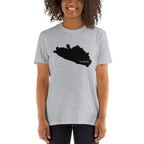 Guerrero Mexico Black Map Unisex T-Shirt