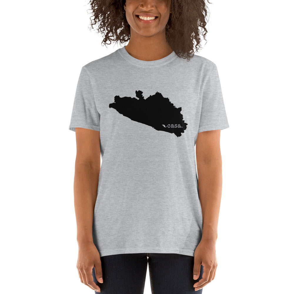 Guerrero Mexico Black Map Unisex T-Shirt
