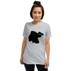 Guanajuato Mexico Black Map Unisex T-Shirt