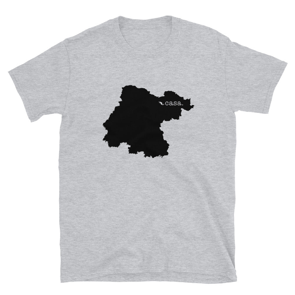 Guanajuato Mexico Black Map Unisex T-Shirt