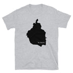 Distrito Federal Mexico Black Map Unisex T-Shirt