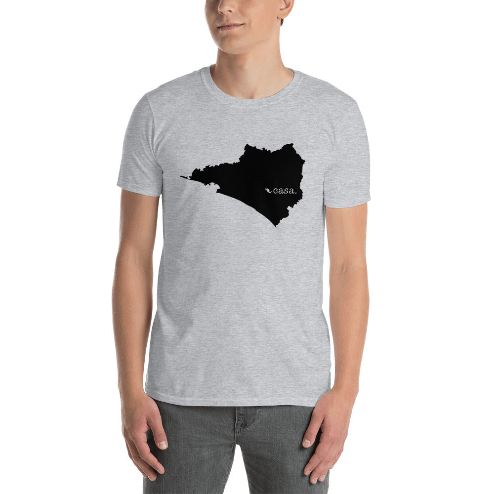 Colima Mexico Black Map Unisex T-Shirt