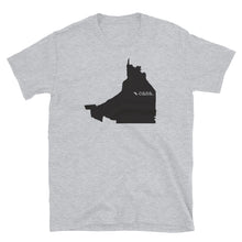 Load image into Gallery viewer, Campeche Mexico Black Map Unisex T-Shirt
