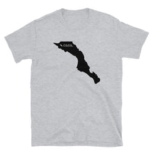 Load image into Gallery viewer, Baja California Sur Mexico Black Map Unisex T-Shirt
