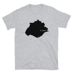 Aguascalientes Mexico Black Map Unisex T-Shirt
