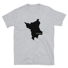 Load image into Gallery viewer, Roraima Brazil Black Map Unisex T-Shirt
