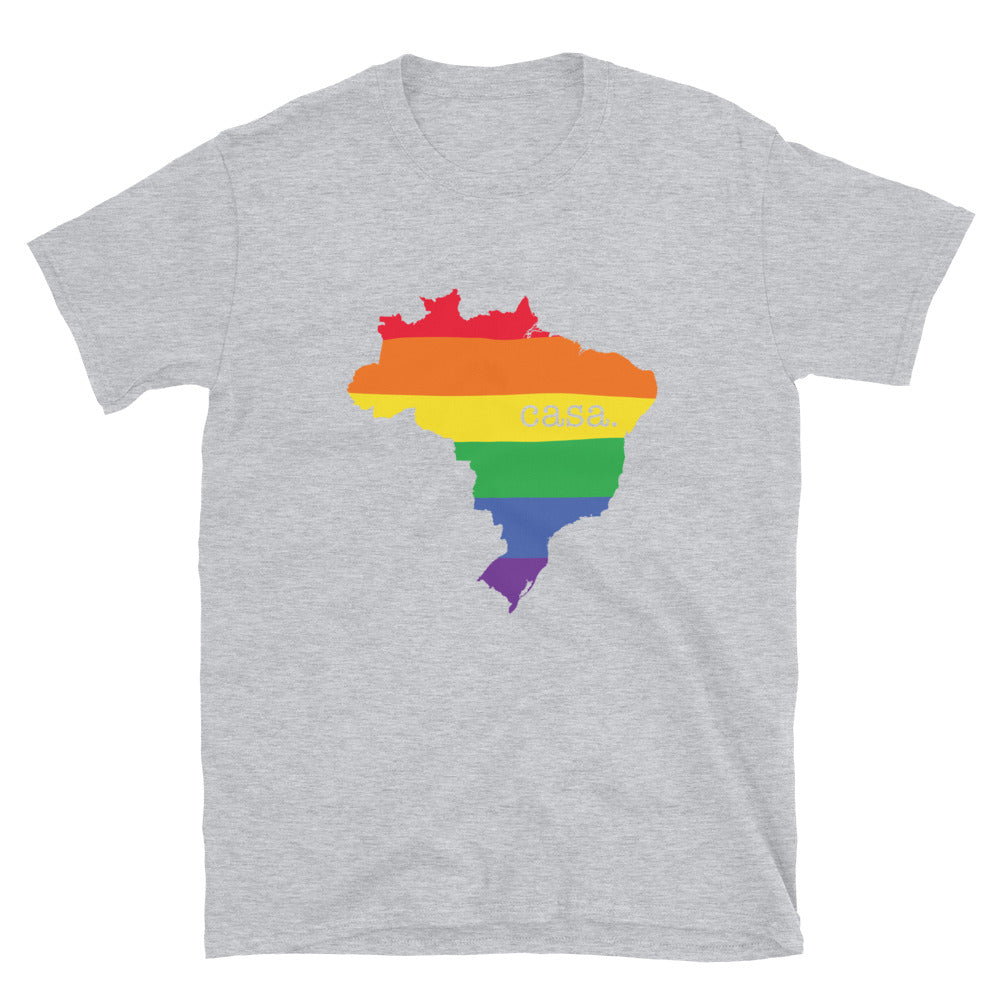 Brazil Map Pride Map Unisex T-Shirt