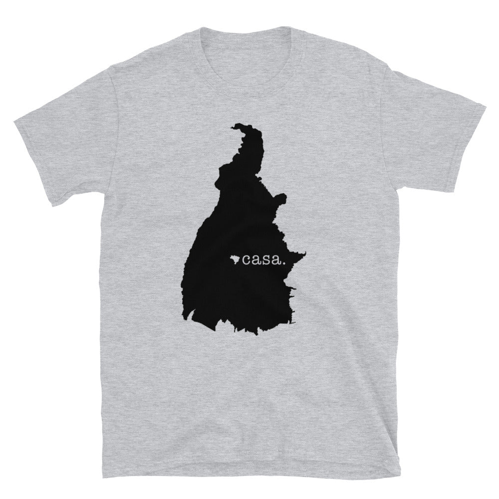 Tocantins Brazil Black Map Unisex T-Shirt