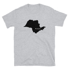 Load image into Gallery viewer, São Paulo Brazil Black Map Unisex T-Shirt
