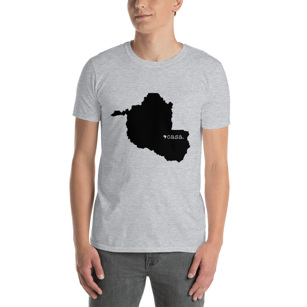 Rondonia Brazil Black Map Unisex T-Shirt