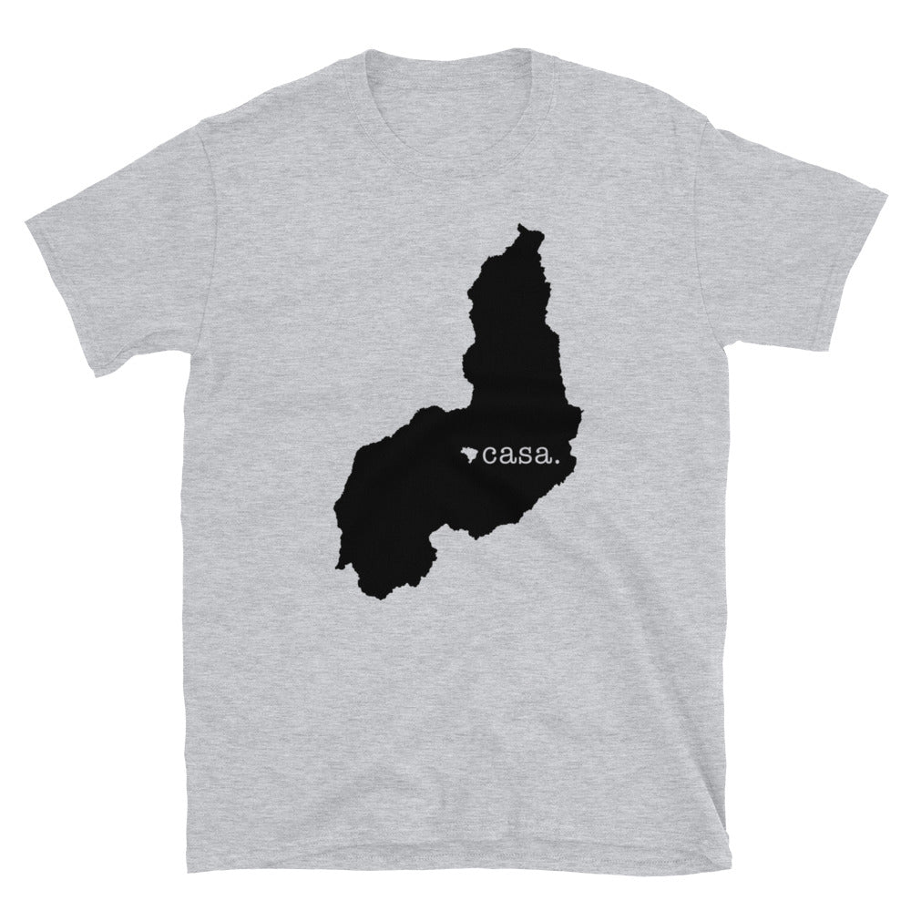 Piaui Brazil Black Map Unisex T-Shirt