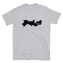 Load image into Gallery viewer, Pernambuco Brazil Black Map Unisex T-Shirt
