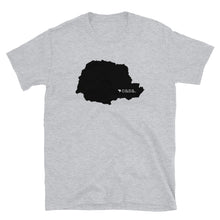 Load image into Gallery viewer, Paraná Brazil Black Map Unisex T-Shirt
