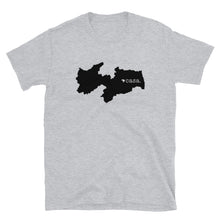 Load image into Gallery viewer, Paraiba Brazil Black Map Unisex T-Shirt
