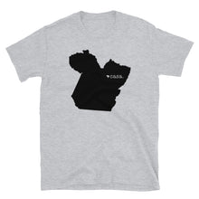 Load image into Gallery viewer, Pará Brazil Black Map Unisex T-Shirt
