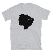 Load image into Gallery viewer, Mato Grosso do Sul Brazil Black Map Unisex T-Shirt
