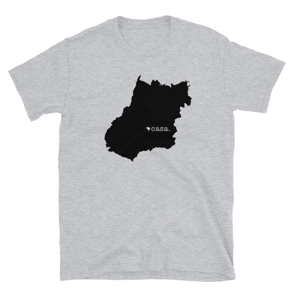 Goias Brazil Black Map Unisex T-Shirt