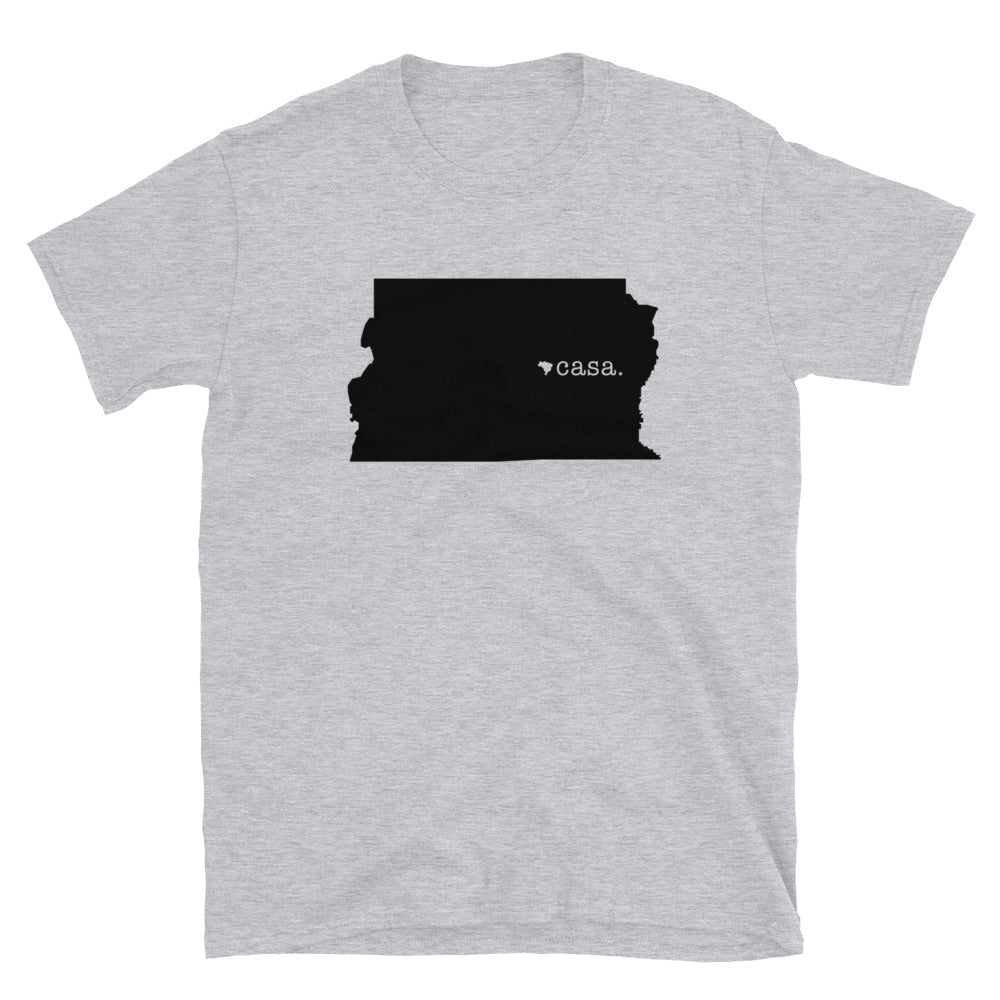 Distrito Federal Brazil Black Map Unisex T-Shirt