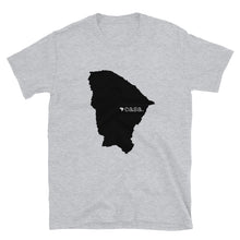 Load image into Gallery viewer, Ceará Brazil Black Map Unisex T-Shirt
