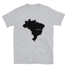 Load image into Gallery viewer, Brazil Black Map Unisex T-Shirt
