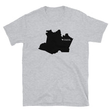 Load image into Gallery viewer, Amazonas Brazil Black Map Unisex T-Shirt
