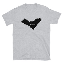 Load image into Gallery viewer, Alagoas Brazil Black Map Unisex T-Shirt
