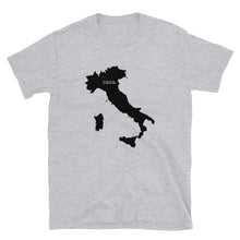 Load image into Gallery viewer, Italy Black Map Unisex T-Shirt
