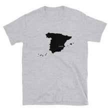 Load image into Gallery viewer, Spain Black Map Unisex T-Shirt
