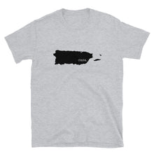 Load image into Gallery viewer, Puerto Rico Black Map Unisex T-Shirt
