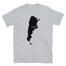 Load image into Gallery viewer, Argentina Black Map Unisex T-Shirt
