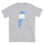 Argentina Flag Map Unisex T-Shirt