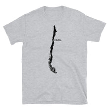 Load image into Gallery viewer, Chile Black Map Unisex T-Shirt
