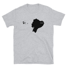 Load image into Gallery viewer, Ecuador Black Map Unisex T-Shirt
