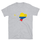 Ecuador Flag Map Unisex T-Shirt