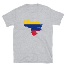 Load image into Gallery viewer, Venezuela Flag Map Unisex T-Shirt
