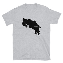 Load image into Gallery viewer, Costa Rica Black Map Unisex T-Shirt
