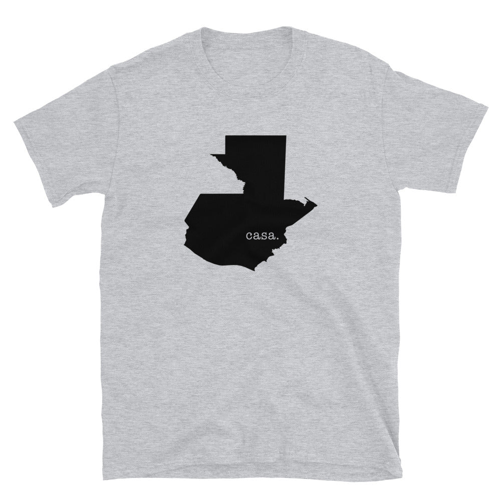 Guatemala Black Map Unisex T-Shirt