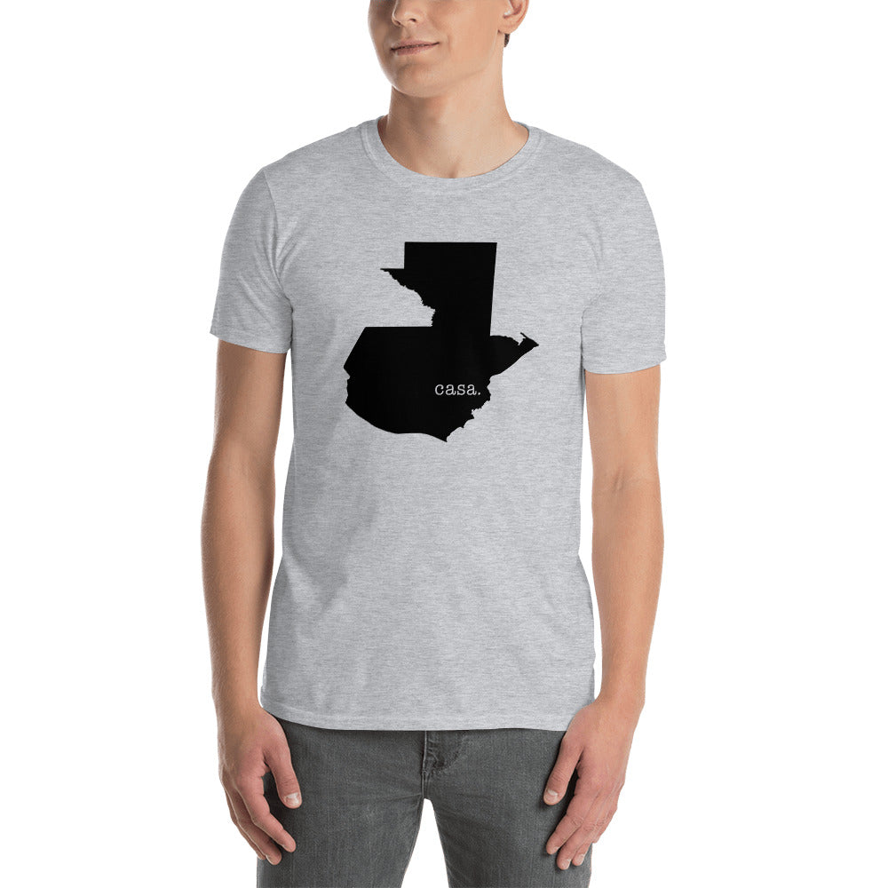 Guatemala Black Map Unisex T-Shirt