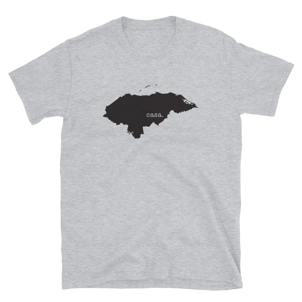 Honduras Black Map Unisex T-Shirt