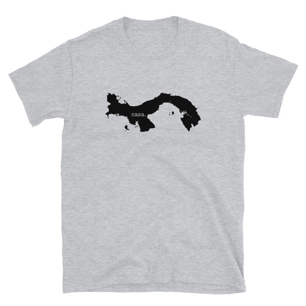 Panama Black Map Unisex T-Shirt