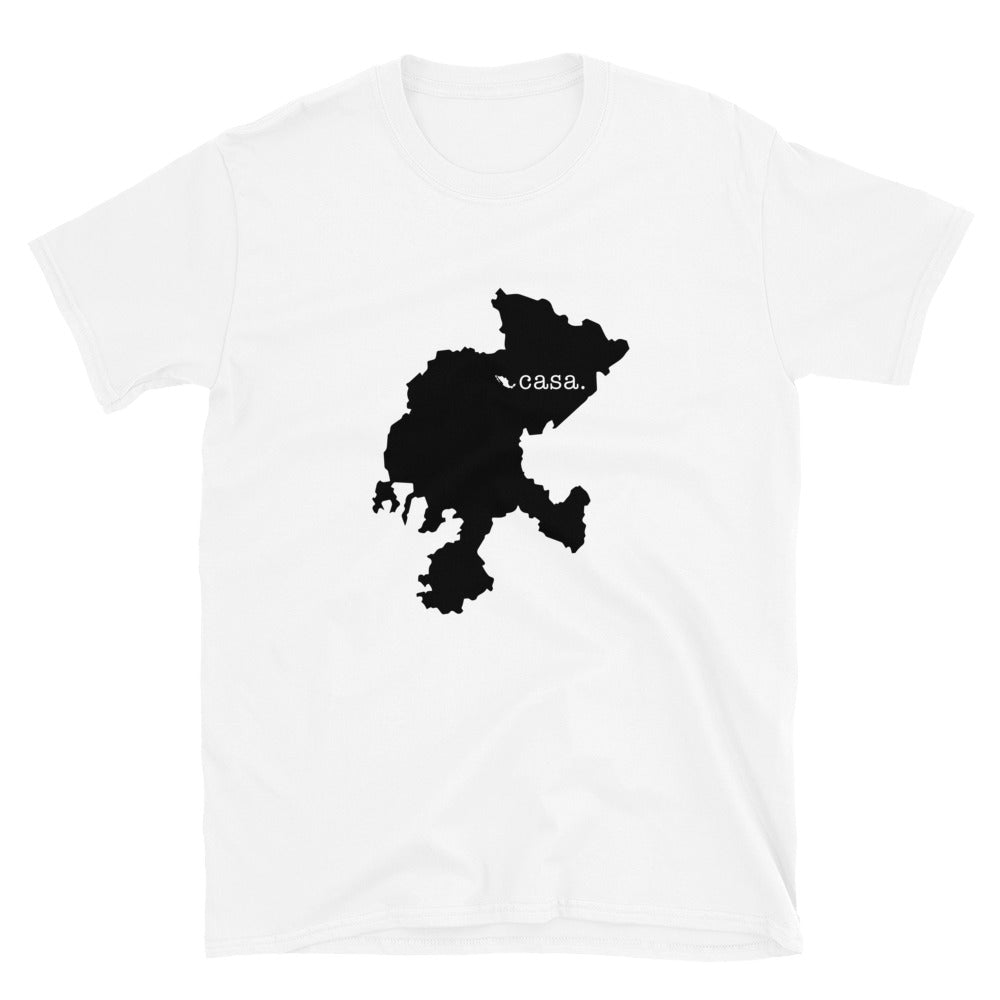 Zacatecas Mexico Black Map Unisex T-Shirt