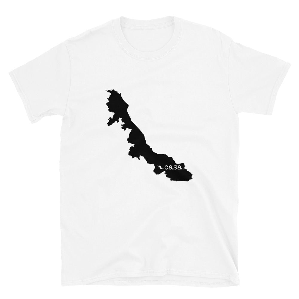 Veracruz Mexico Black Map Unisex T-Shirt