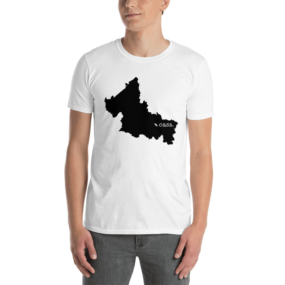 San Luis Potosi Mexico Black Map Unisex T-Shirt