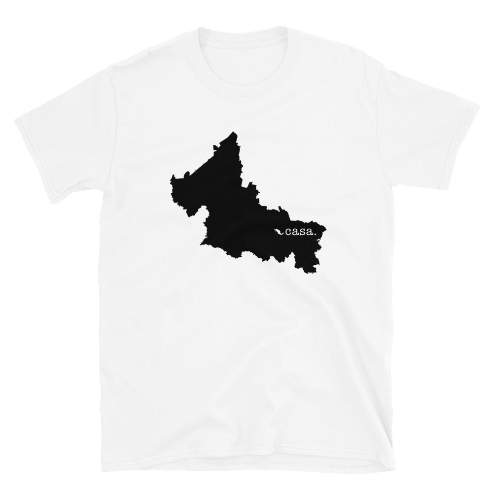 San Luis Potosi Mexico Black Map Unisex T-Shirt