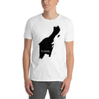 Quintana Roo Mexico Black Map Unisex T-Shirt
