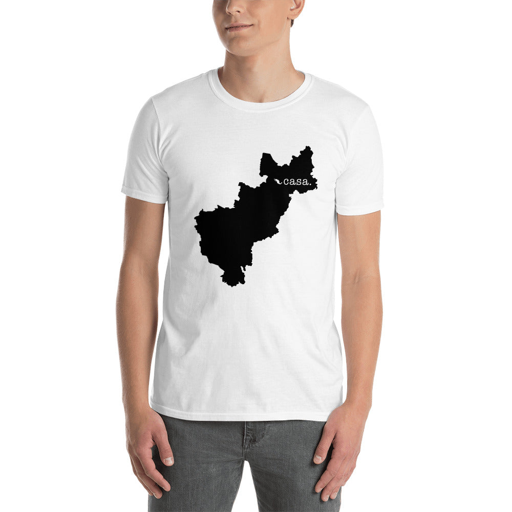 Queretaro Mexico Black Map Unisex T-Shirt